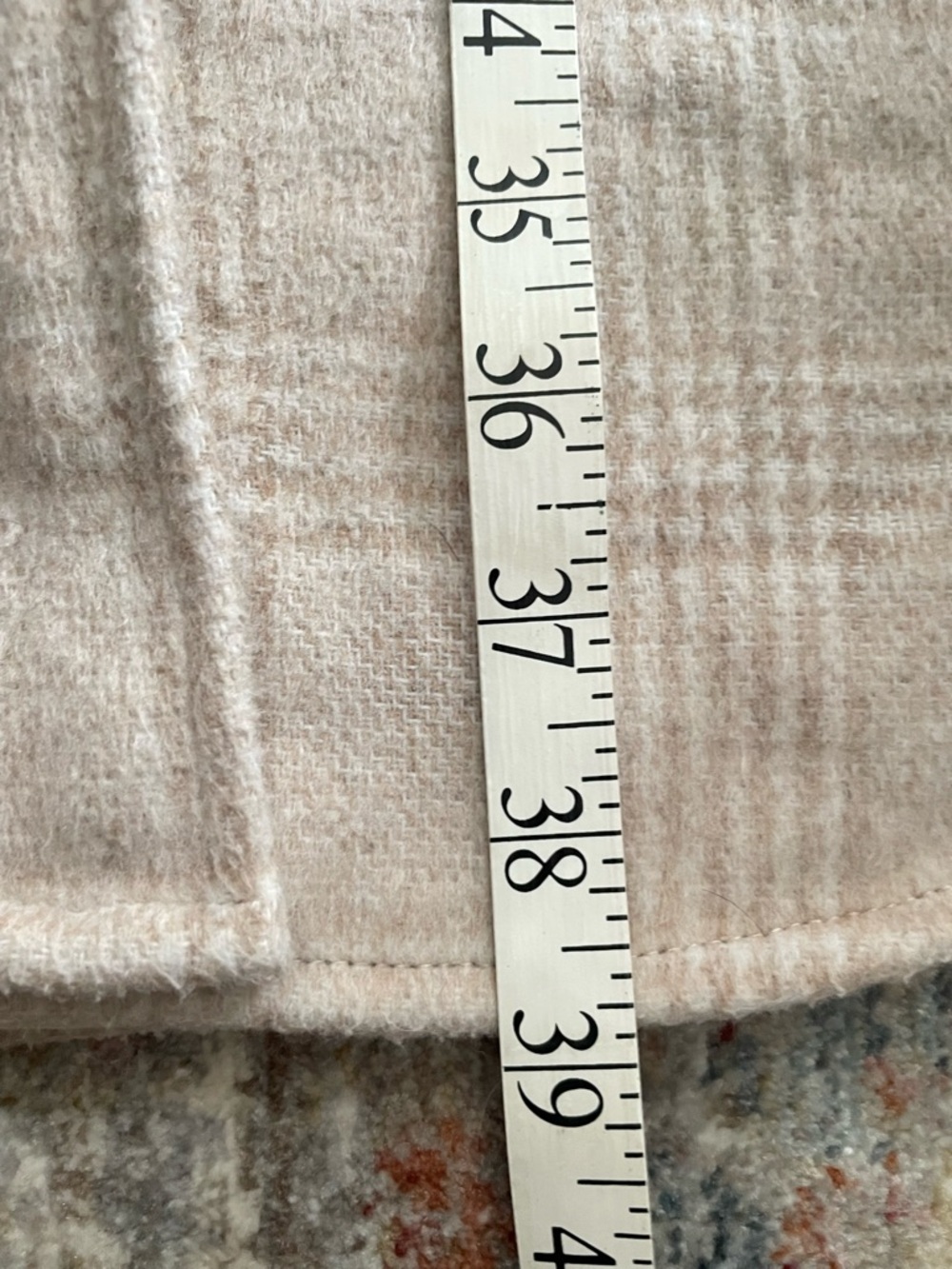 JOIE Beige Plaid Button-Up Shacket - Picture 9 of 9